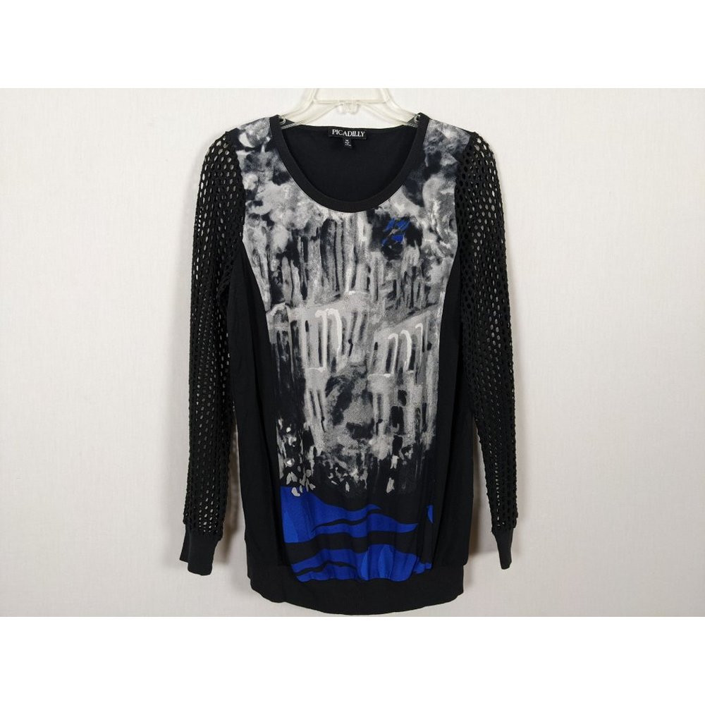 Picadilly eyelet long sleeves art design‎ size M